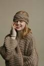 Knitting set Headband  with knitting instructions in garnwelt box