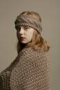 Knitting set Headband  with knitting instructions in garnwelt box