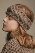 Strickset Headband  WOOLADDICTS FIRE BRAID MATE mit Anleitung in garnwelt-Box ca 9 x 22 cm