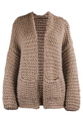 Knitting set Cardigan  with knitting instructions in garnwelt box in size XL