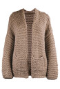 Knitting set Cardigan  with knitting instructions in garnwelt box in size XL