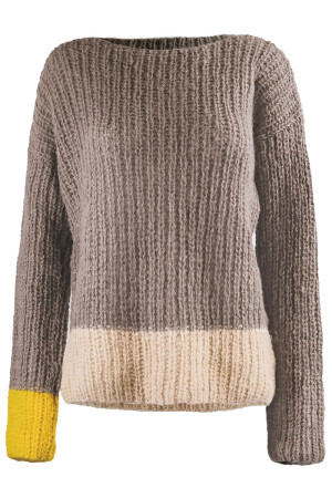 Strickset Pullover  WOOLADDICTS WATER BUTTERFLY EFFECT mit Anleitung in garnwelt-Box L