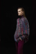 Knitting set Poncho sweater  with knitting instructions in garnwelt box in size L