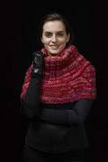 Strickset Kapuzenschal Lang Yarns MILLE COLORI BIG mit...