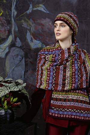 Knitting set Hat DONEGAL with knitting instructions in garnwelt box