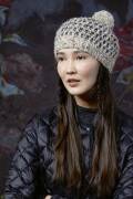 Strickset Mütze Lang Yarns ARIO mit Anleitung in garnwelt-Box ca 58 cm