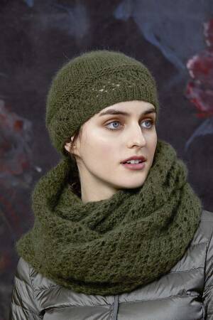 Strickset Mütze Lang Yarns MALOU LIGHT mit Anleitung in garnwelt-Box DG