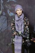 Strickset Loopschal Lang Yarns VALERIE mit Anleitung in garnwelt-Box ca 64 x 136 cm
