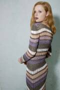 Strickset Kleid Lang Yarns LINO mit Anleitung in garnwelt-Box S-M
