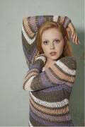 Strickset Kleid Lang Yarns LINO mit Anleitung in garnwelt-Box S-M