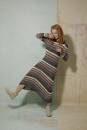 Strickset Kleid Lang Yarns LINO mit Anleitung in garnwelt-Box S-M