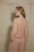 Knitting set Sweater LACE with knitting instructions in garnwelt box
