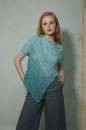 Knitting set Wrap top  with knitting instructions in garnwelt box in size S-M