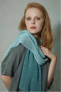 Knitting set Scarf  with knitting instructions in garnwelt box in size ca 30 x 180 cm