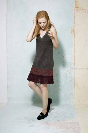Strickset Kleid  mit Anleitung in garnwelt-Box in Größe S
