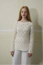 Knitting set Sweater NORMA with knitting instructions in garnwelt box in size S