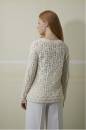 Knitting set Sweater NORMA with knitting instructions in garnwelt box in size S