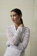 Knitting set Cardigan  with knitting instructions in garnwelt box in size M