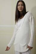 Strickset Longpullover Lang Yarns LINO mit Anleitung in garnwelt-Box S-M