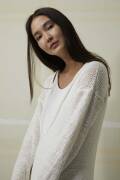 Strickset Longpullover Lang Yarns LINO mit Anleitung in garnwelt-Box S-M
