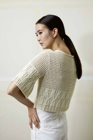 Knitting set Pullover BABY COTTON with knitting instructions in garnwelt box