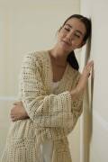 Knitting set Jacket BABY COTTON with knitting instructions in garnwelt box in size S-M