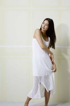 Strickset Kleid Lang Yarns MARLENE mit Anleitung in garnwelt-Box S