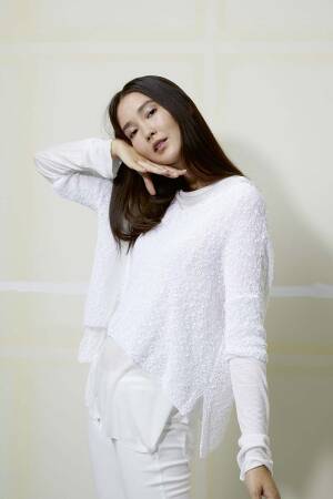 Strickset Pullover Lang Yarns MARLENE mit Anleitung in garnwelt-Box