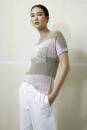 Knitting set Short-sleeved sweater  with knitting instructions in garnwelt box