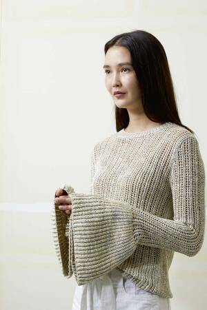 Knitting set Sweater  with knitting instructions in garnwelt box