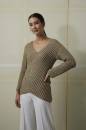 Knitting set Sweater AMIRA with knitting instructions in garnwelt box in size S