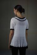 Knitting set Short-sleeved sweater LINO with knitting instructions in garnwelt box