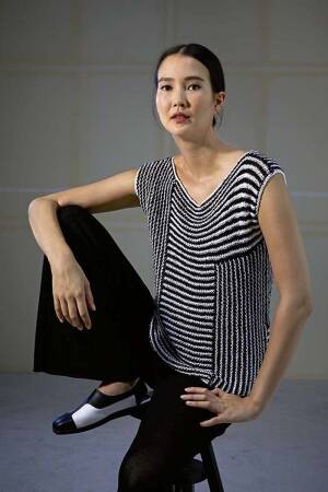 Strickset Shirt LINO mit Anleitung in garnwelt-Box in Größe S