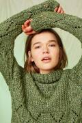 Strickset Pullover Lang Yarns ANGELINA mit Anleitung in garnwelt-Box S-M