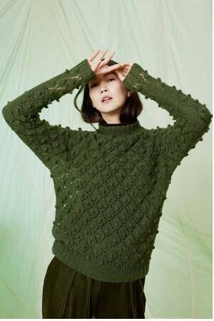 Strickset Pullover Lang Yarns LUSSO mit Anleitung in garnwelt-Box