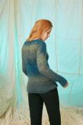 Knitting set Sweater  with knitting instructions in garnwelt box in size L