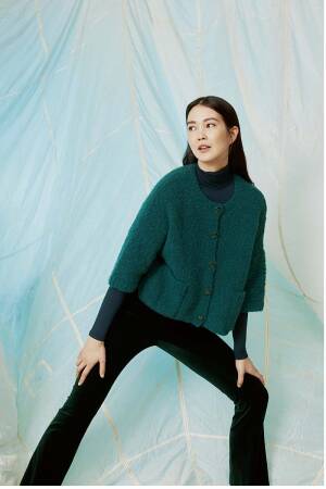 Knitting set Jacket  with knitting instructions in garnwelt box