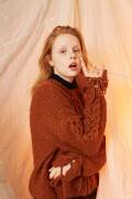 Knitting set Sweater  with knitting instructions in garnwelt box in size S