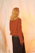 Knitting set Sweater  with knitting instructions in garnwelt box in size S