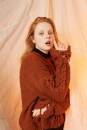 Knitting set Sweater  with knitting instructions in garnwelt box in size S