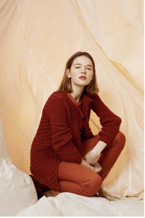 Strickset Jacke Lang Yarns NOVENA mit Anleitung in garnwelt-Box S
