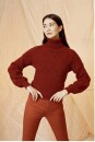 Knitting set Sweater  with knitting instructions in garnwelt box in size L