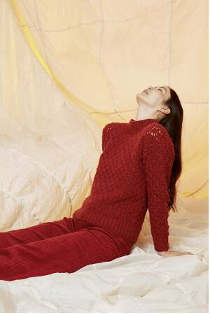 Knitting set Sweater  with knitting instructions in garnwelt box