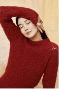 Knitting set Sweater  with knitting instructions in garnwelt box