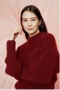 Knitting set Sweater  with knitting instructions in garnwelt box in size S-M