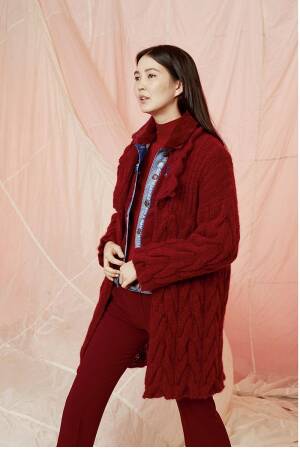 Strickset Jacke Lang Yarns MALOU LIGHT mit Anleitung in garnwelt-Box S-M