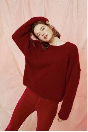 Strickset Pullover Lang Yarns MALOU LIGHT mit Anleitung in garnwelt-Box