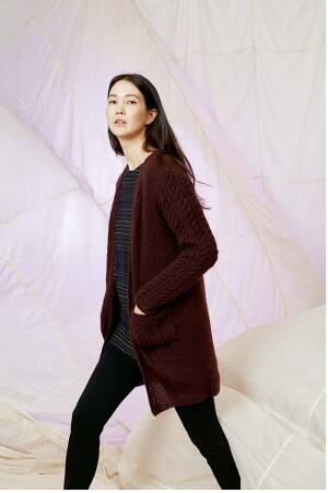 Strickset Jacke Lang Yarns LUSSO mit Anleitung in garnwelt-Box S