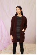 Strickset Jacke Lang Yarns LUSSO mit Anleitung in garnwelt-Box S