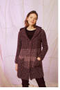Strickset Mantel mit Kapuze Lang Yarns FREYA / MOHAIR LUXE mit Anleitung in garnwelt-Box